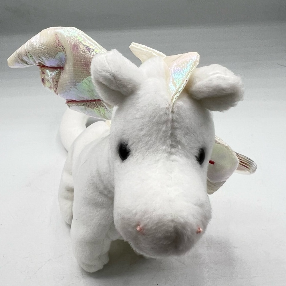 Vintage 1995 Ty Magic the Dragon Beanie Babies Collection RARE Plush PVC Pellets - Picture 3 of 17